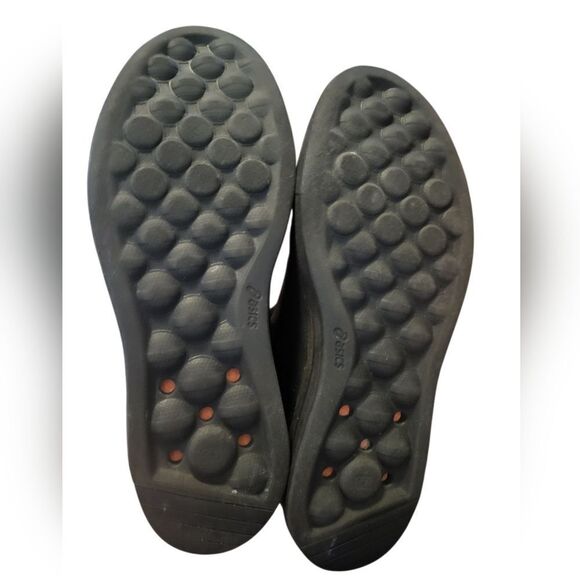 Pedala Light X by Asics Black Casual Comfort Unisex Leather Sneakers, Size 9 - Picture 8 of 10